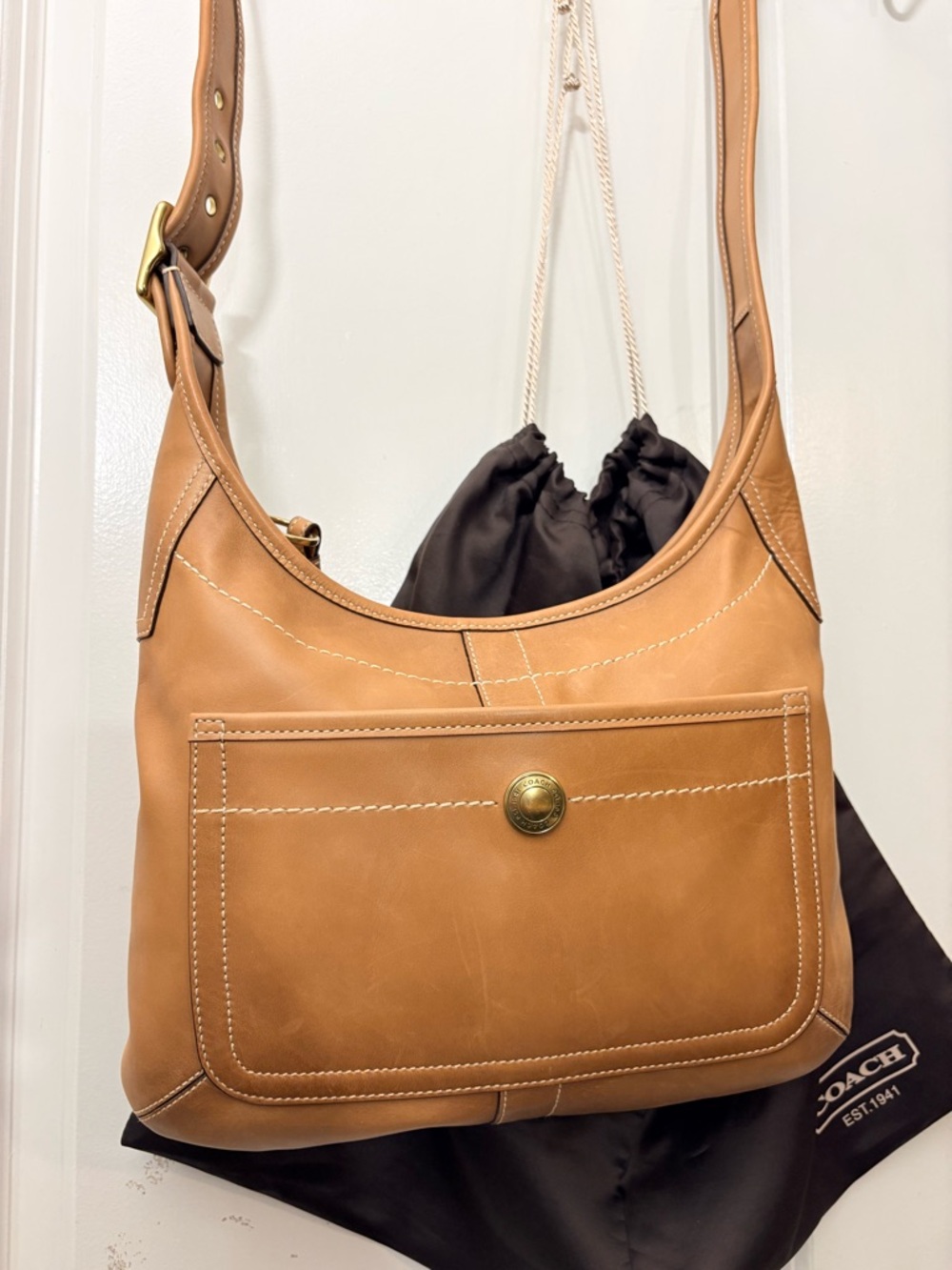 2007 COACH Bleecker Heritage Leather Crossbody Bag or Shoulder Bag - Picture 16 of 16